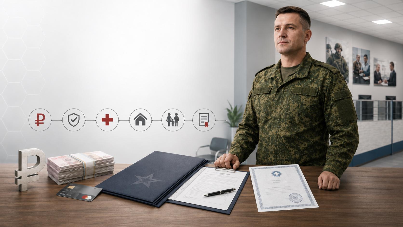 Преимущества службы по контракту на СВО: выплаты, льготы и социальные гарантии