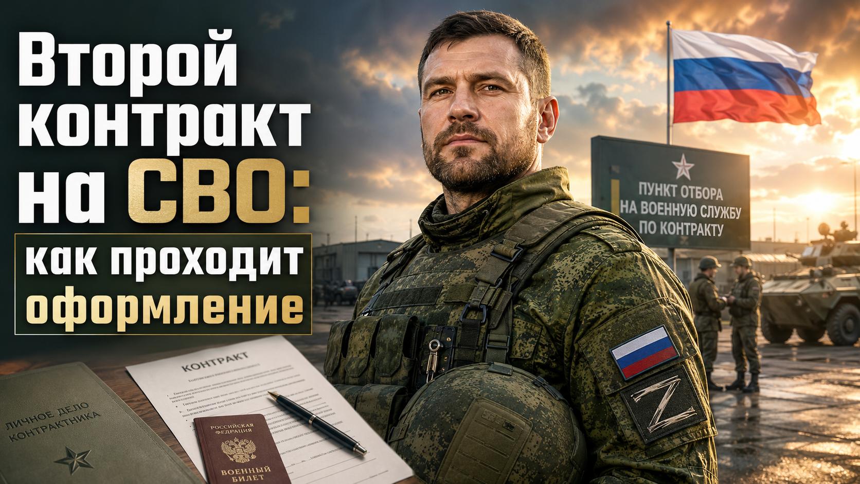 Второй контракт на СВО: как проходит оформление после первого контракта